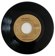 John Denver Fly Away Two Shots 45 1975 Vinyl Record 7&quot; Country Folk 45BinJ - £15.73 GBP
