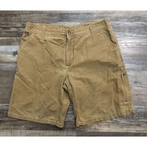 Kuhl Renegade Cargo Shorts Mens 36 Brown Stretch Pockets Hiking Outdoors Casual - $22.02