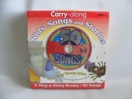 Carry-Along Kids Songs Stories 8 Sing Story Kids Books 50 Songs - £14.98 GBP