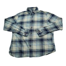 Lands End Shirt Mens L Multicolor Button Down Long Sleeve Collared Dress... - £14.59 GBP