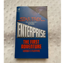 Vintage, Star Trek Enterprise The First Adventure, 1st PB Printing (1986) - £6.33 GBP