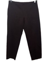 Eileen Fisher Pants Women&#39;s Large Brown Pull On Minimalist Work Wear - AC - $41.37