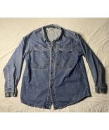 Vintage 90s Karl Kano Jeans Denim Dungaree Hip Hop Jacket Men’s XL Blue ... - $76.65 CAD