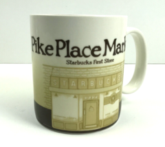 Starbucks PIKE PLACE MARKET Mug Global City Icon Collector Series 16oz 2010 - £15.75 GBP