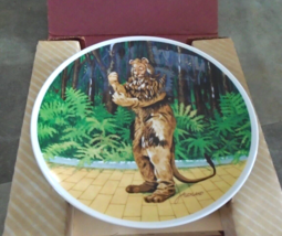 1978 Knowles The Wizard of Oz If I Were King Cowardly Lion Collector Plate / COA - £11.59 GBP