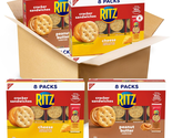 RITZ Peanut Butter Sandwich Cracker Snacks and Cheese Sandwich Crackers,... - £26.03 GBP