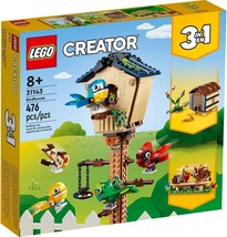 LEGO Creator 3in1 Birdhouse 31143 Birds Hedgehog Beehive Set NEW SEALED - £24.26 GBP