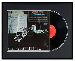 Quincy Jones Signed Framed 1964 Music of Mancini Vinyl Record Album Display - £278.47 GBP