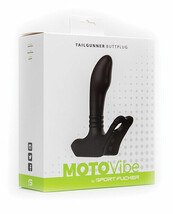 MOTOVIBE TAILGUNNER MASSAGER RECHARGEABLE ANAL BUTT PLUG VIBRATOR - £70.95 GBP