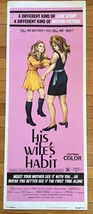 Original His Wife’s Habit Film Poster Lobby Insert 1970s Grindhouse Exploitation - £66.02 GBP