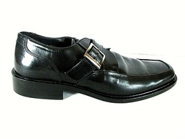 Johnston Murphy Black Leather Monk Strap Dress Loafers Shoes Mens 10 M (SM2)pmg1 - £20.72 GBP