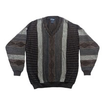 VTG Tosani Wool Blend Striped Pullover Sweater Extra Large - £38.93 GBP