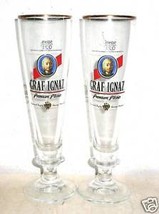 2 Graf Ignaz Bavaria German Beer Glasses - $9.95