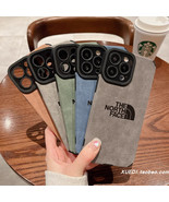 Simple Leather iPhone Case For iPhone12,13,14,15,15Pro Drop Resistant Case - $16.32 CAD