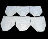 Stafford Classic Fit Brief Underwear Men&#39;s Size 36 Lot Of 6 Pairs White New - £23.52 GBP