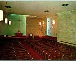 Interior College Hill Methodist Church Wichita Kansas KS Chrome Postcard... - $9.85