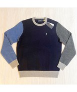 Polo Ralph Lauren Wool Alpaca Color-block Knit Crewneck Sweater - $223.90 CAD