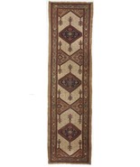 Genuine Hand knotted authentic antique  runner rug. 3&#39;10&quot;x 14&#39; - £3,376.18 GBP