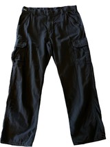 Carhartt FR FLAME RESISTANT Men’s size 40x32 Black Cargo work Pants Canv... - $29.70