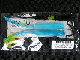 Temple Arm Leg Replacement Parts Evolun France A1-T S-U19 Neon Turquoise... - $66.32