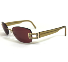 Daniel Swarovski Sunglasses Frames S567 /20 V 6051 Green 23KT Plated 53-20-110 - £52.30 GBP