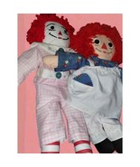 Very special handcrafted Raggedy Ann and Andy dolls - $1,212.87 MXN