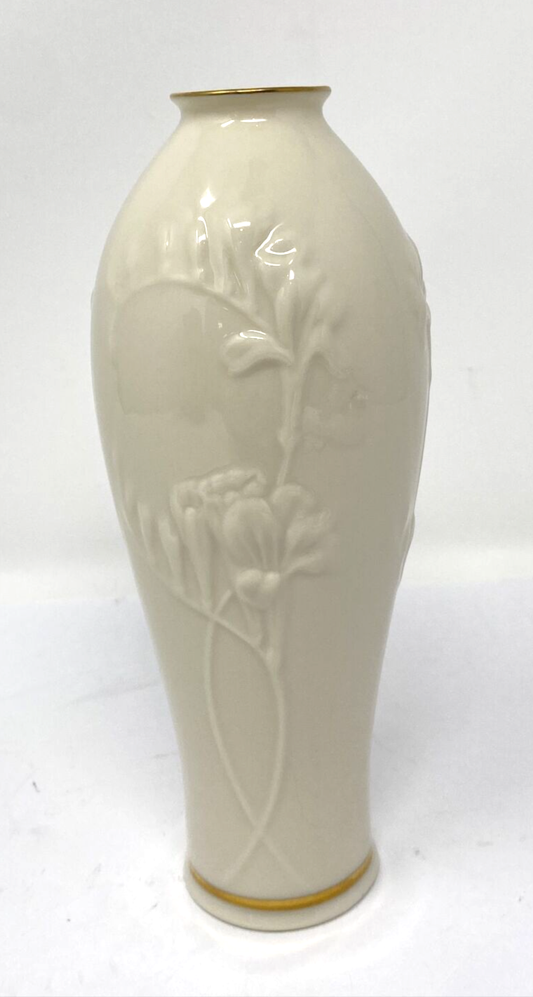 Primary image for Lenox China Masterpiece Bud Vase 24 K Gold Trim