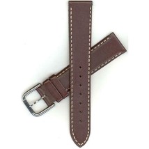 Tissot Man&#39;s 18mm Brown Genuine Leather Watch band T600013137 J376/476 - £47.37 GBP