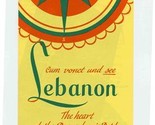 Lebanon County Brochure The Heart of the Pennsylvania Dutch Country 1950&#39;s - £14.33 GBP