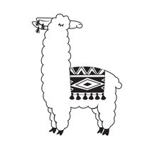 Llama Embossing Folder.  Darice CLEARANCE/Free with purchase