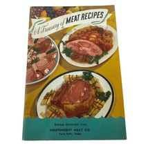 A Treasury of Meat Recipes 1940 Cookbook Twin Falls Idaho Independent Meat - $19.87