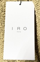 IRO Paris Teddi Shorts Beige Textured High Waist Pleated Size 36 US 2 NWT $325 image 4