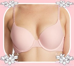 38C Pink Rib LOGO Strap Extreme Lift Victorias Secret Perfect Shape PU U... - £31.84 GBP