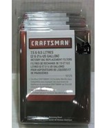 Craftsman 2&2-1/2-US Gallon WET/DRY Vac Replacement Filters [3-PACK] # 97175 - $19.95