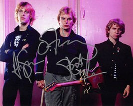 THE POLICE SIGNED PHOTO X3 - Sting, Andy Summers, &amp; Stewart Copeland wCOA - £620.65 GBP
