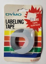Dymo Black Embossing Labeling Tape 3/8&quot; x 12&#39; 1983 Packaging - $9.89