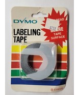 Dymo Black Embossing Labeling Tape 3/8&quot; x 12&#39; 1983 Packaging - £7.90 GBP