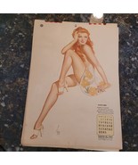 ORIGINAL 1944 ESQUIRE Varga Calendar Pinup Girls INCOMPLETE *READ* - $1,519.59 MXN