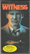 Witness VHS Starring Harrison Ford Directed by Peter Weir 1985 FACTORY SEALED - £3.86 GBP