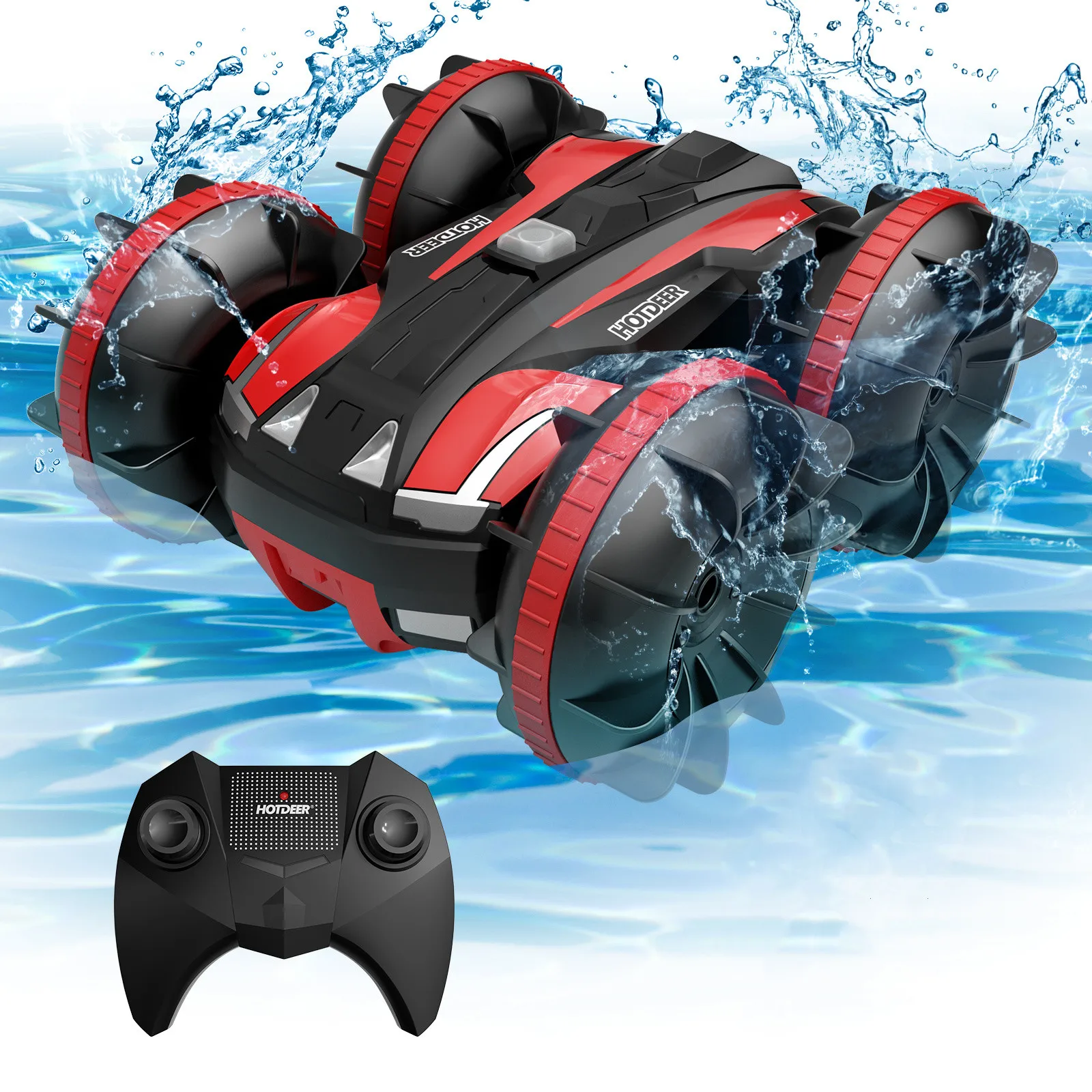 Sinovan Amphibious Remote Control Car for Kids,2.4Ghz Waterproof RC Stunt Cars - £32.07 GBP