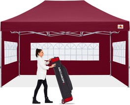 Abccanopy Outdoor Winter Gazebo 8X12, Premium Instant Pop Up Canopy, Burgundy - £275.91 GBP