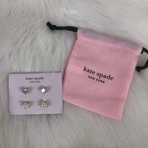 Kate Spade New York Women Stud Earrings Rise and Shine Set 2 Pairs Pink Dust Bag - £17.44 GBP