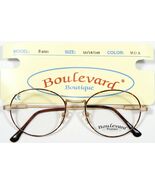 Neu Boulevard Boutique B4080 Mda Demi Bernstein / Gold Brille 50-18-140mm - $35.86