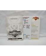 Lot Of (3) Marvel Overpower Card Game Rulebook Quick Reference Cards - $8.90