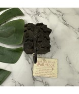 Twos Company Vintage Batik Ink Wood Block Wall Hook Boho Decor New Brown - $468.29 MXN
