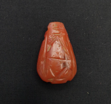 Antica antica perla di agata corniola incisa vicino orientale sasanide - $1,740.35 MXN