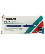 12 Pack Skilcraft Retractable Ball Point Pens Blue Ink Med Point US Gove... - €21,09 EUR