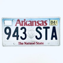 2020 United States Arkansas Natural State Passenger License Plate 943 STA - £8.84 GBP