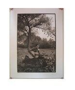 Merle Haggard Jouant De La Guitare Dans La Forêt Acoustique - €153,65 EUR