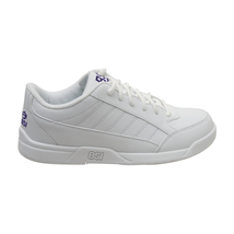 BSI Girl's Basic Bowling Shoes White/Purple, League-Ready Slide - $39.99